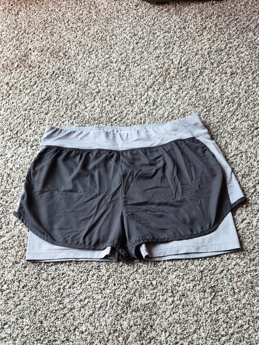 Cascade Sport Layered Athletic Shorts Size XXL